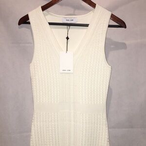 NWT John &. Jenn Sheath Dress | J&J Spencer Dress | Chalk | Crochet | Size S